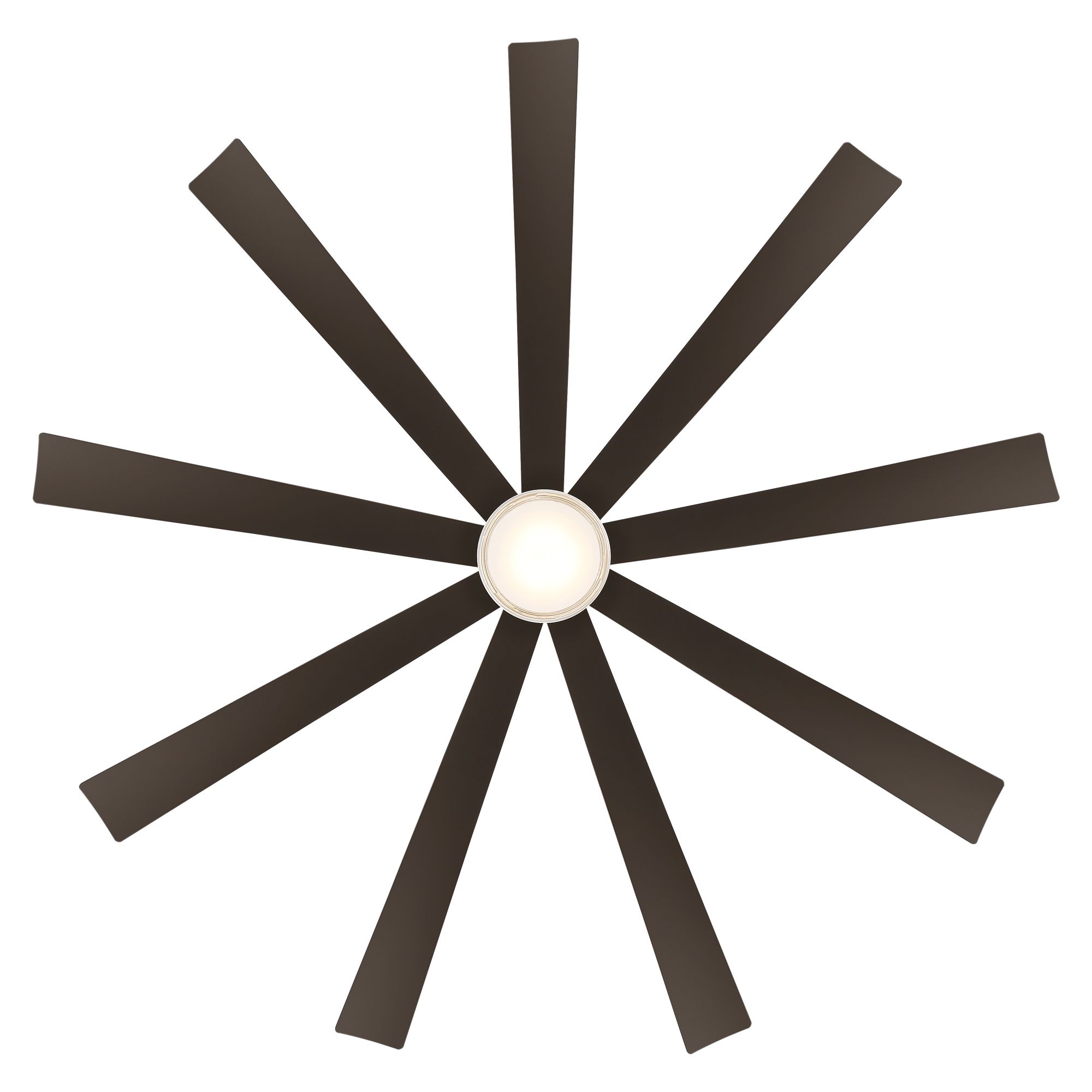 Image 5 72" Modern Forms Wynd XL Bronze 2700k LED Smart Ceiling Fan - Made to Order more views