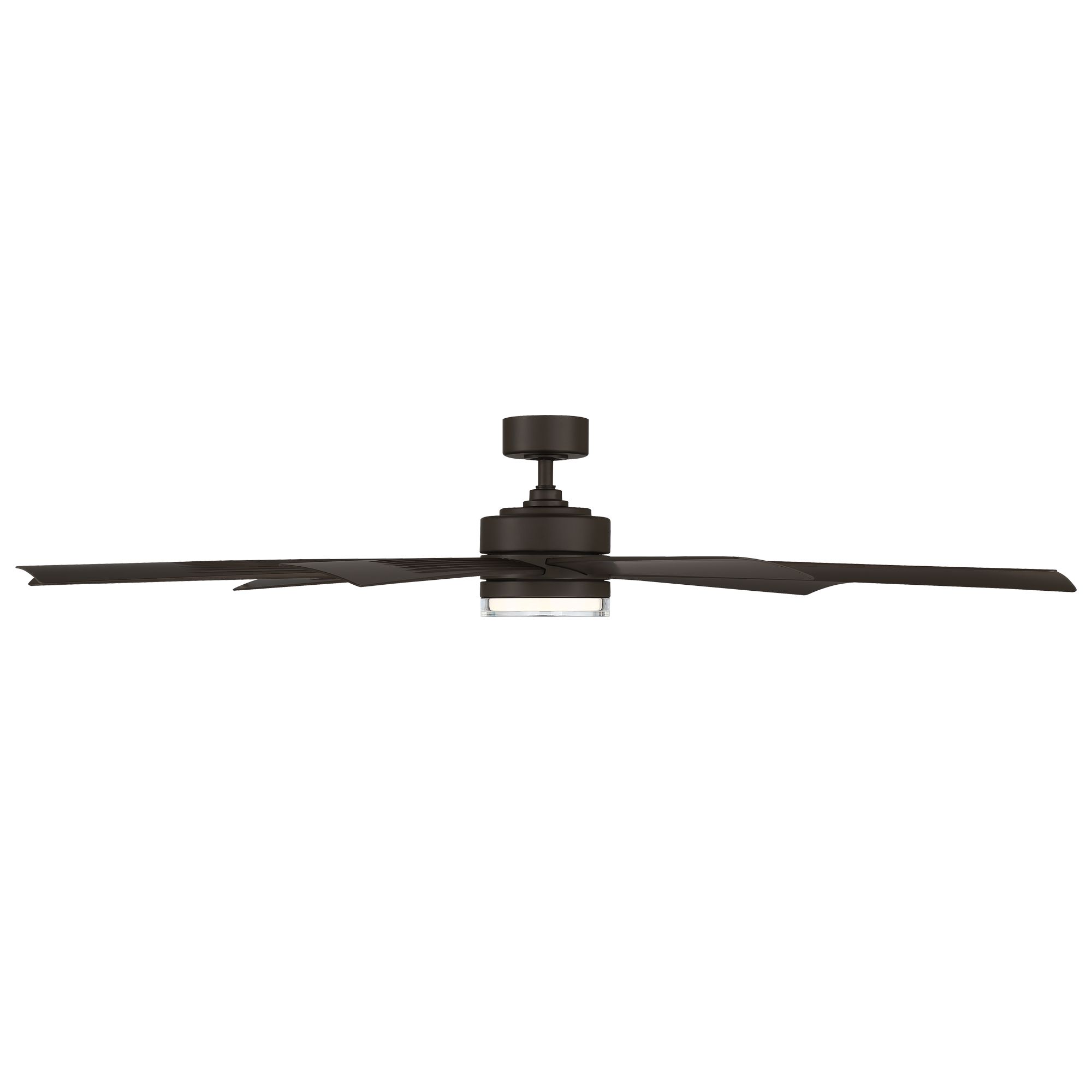 Image 4 72" Modern Forms Wynd XL Bronze 3500K LED Smart Ceiling Fan - Made to Order more views