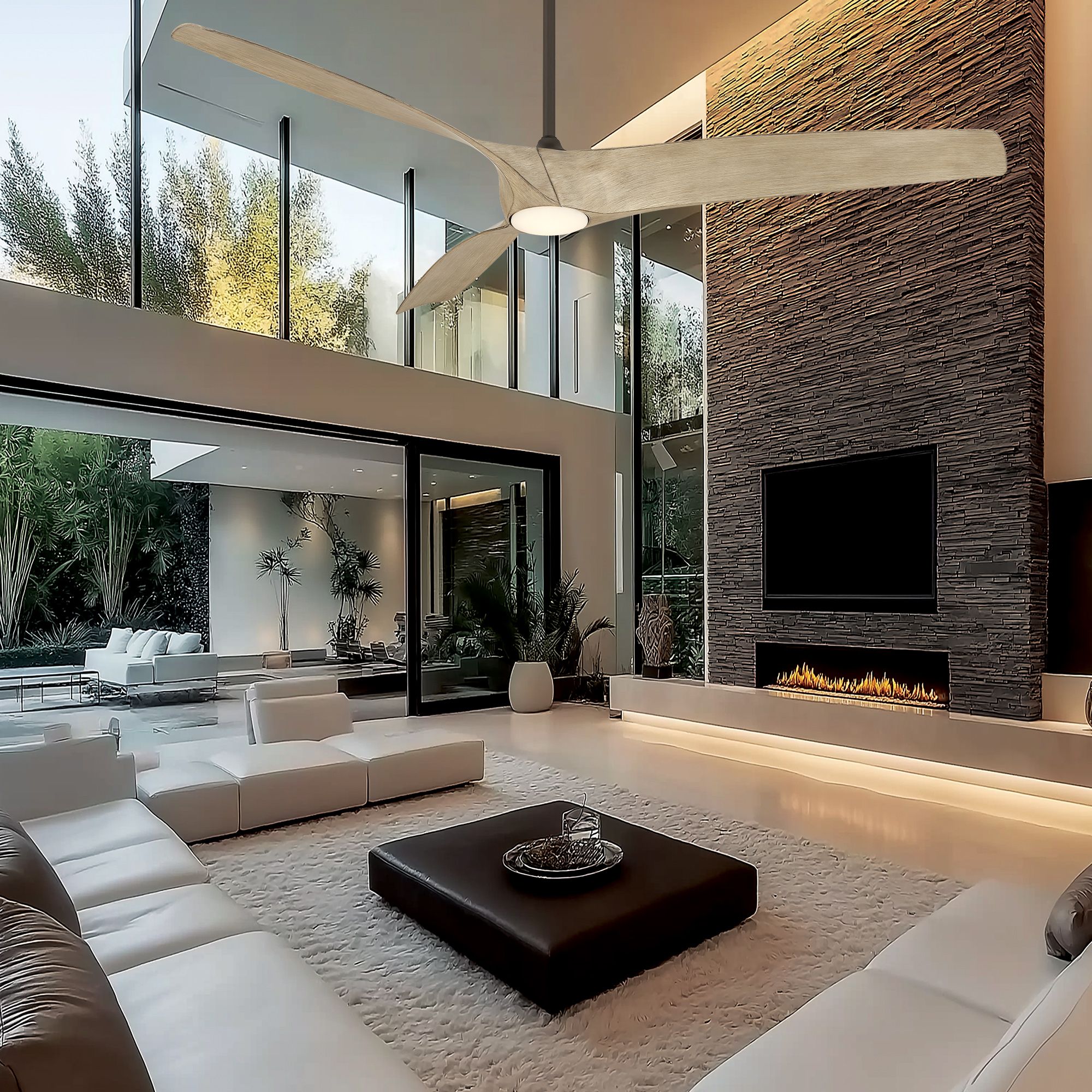 72" Modern Forms Zephyr Bronze 4CCT Wet