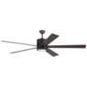 72" Monte Carlo Vision Oil-Rubbed Bronze LED Ceiling Fan with Remote