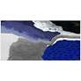 4_72" x 36", Cobalt Abstract A Frameless Tempered Glass Wall Art more views