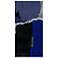 72" x 36" Cobalt Abstract B Frameless Tempered Glass Wall Art