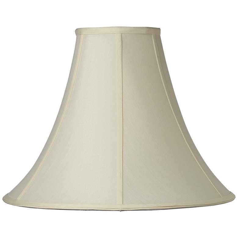 Image 1 72131 - Cream Shantung Soft Bell Lamp Shade