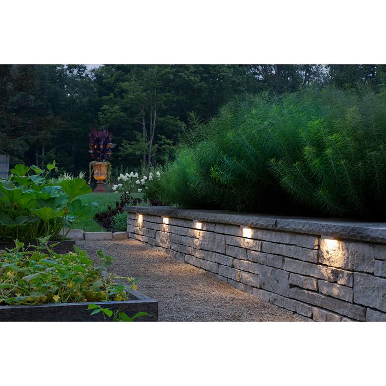 Image 1 Hinkley Nuvi 5" Wide Bronze Low Voltage LED Deck Lights Set of 10 in scene