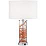 72K85 - 28"H Glass Body Table Lamp with Red Cord (left)