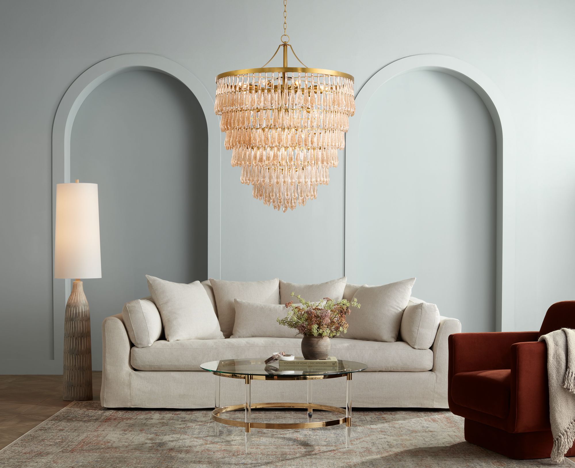 Watch A Video About the Possini Euro Leonardo Gold Tiered 19 Light Chandelier