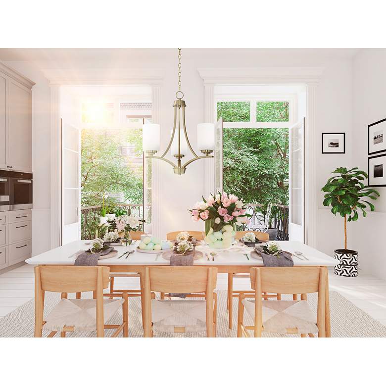 Image 1 Deven 3-Light Chandelier in scene