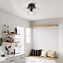1_Montgomery 14 1/4" Wide Bronze 3-Light Ceiling Light in scene