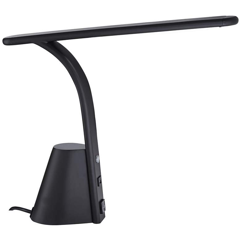 Image 3 73E56 - LED Desk Lamp with 1 Outlet and 1 USB more views