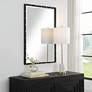 1_Uttermost Benedo Black 24" x 36" Rectangular Wall Mirror in scene