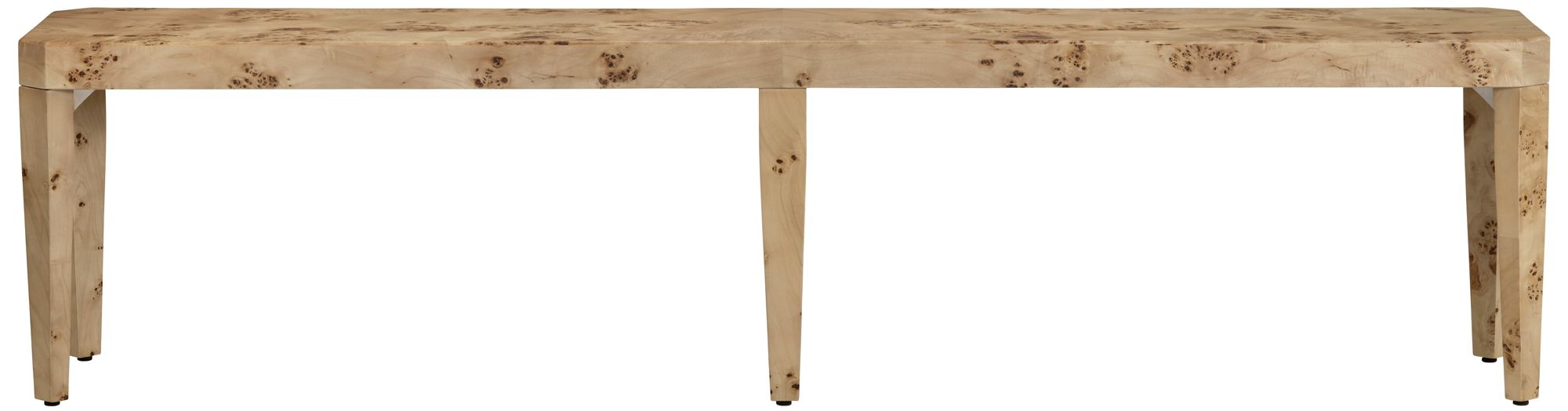 Image 2 75 in. Brown Accent Bench with Brown Wooden Frame more views