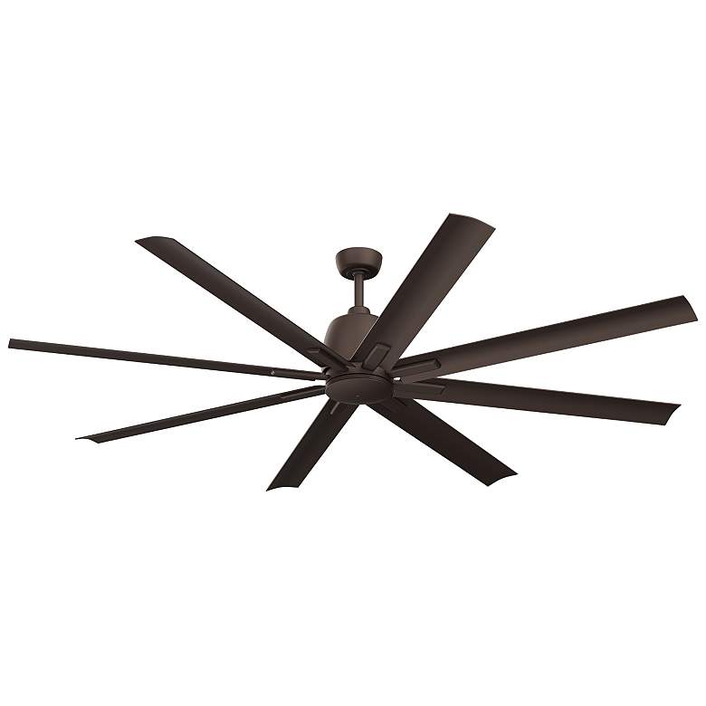Image 3 75 inch Kichler Breda Outdoor Satin Bronze Large Ceiling Fan with Remote