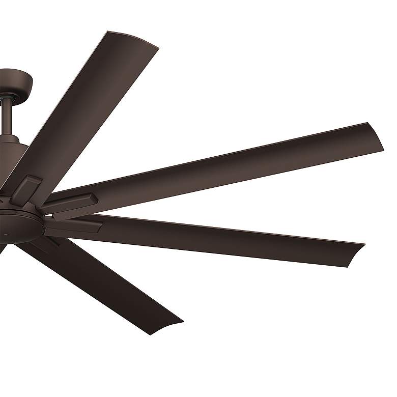 Image 6 75 inch Kichler Breda Outdoor Satin Bronze Large Ceiling Fan with Remote more views