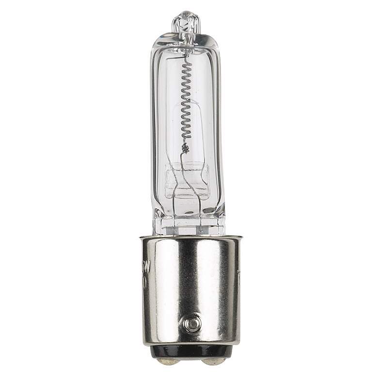 Image 1 75 Watt Double Contact Halogen Light Bulb