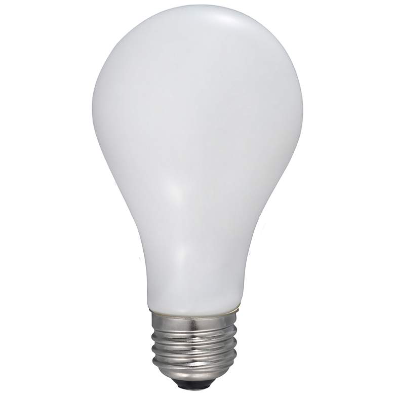 Image 1 75 Watt Equivalent 8 Watt A21 Dimmable LED Frosted Light Bulb by Tesler