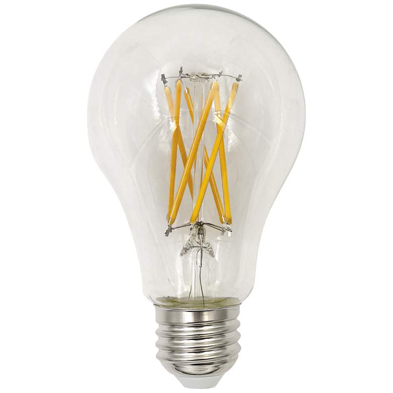 Image 1 75 Watt Equivalent 8 Watt LED Dimmable Filament A21 Light Bulb by Tesler