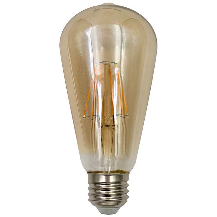 75 Watt Equivalent 8W LED Dimmable Edison Bulb - #76W30 | Plus