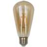 75 Watt Equivalent Amber 8W LED Dimmable Edison Bulb