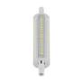2_75 Watt Equivalent Satco Clear 10W LED Dimmable Linear Bulb