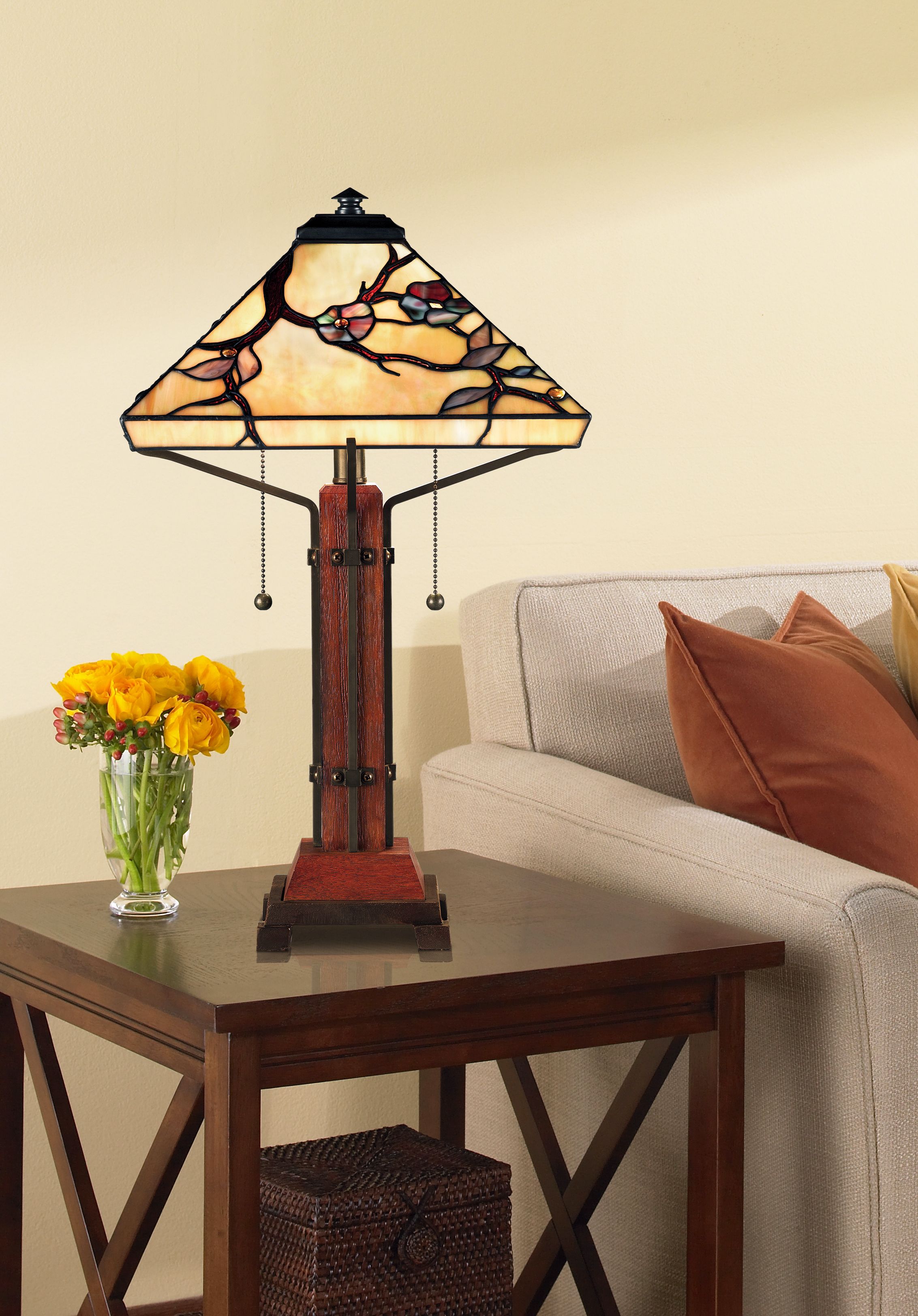 quoizel grove park table lamp