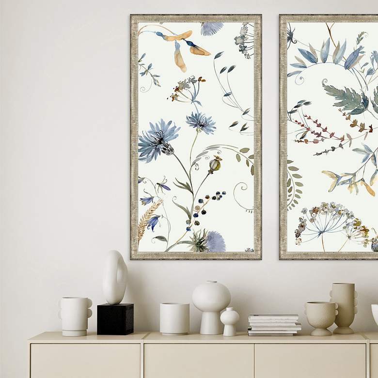 Image 1 Nature's Gift I 51" High Rectangular Giclee Framed Wall Art in scene