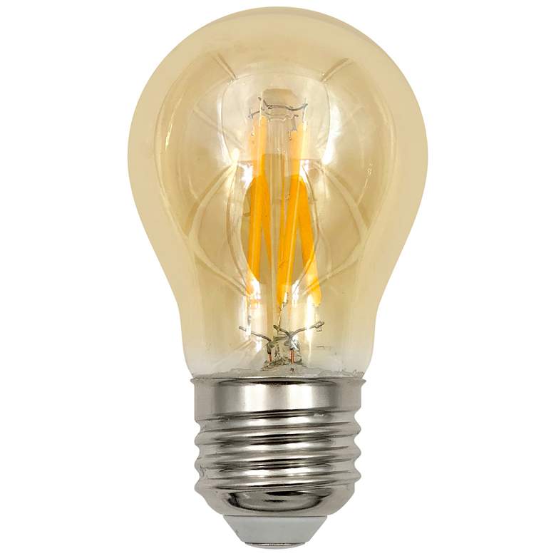 Image 2 75W Equivalent Amber 8W LED Dimmable Standard A15 2-Pack more views