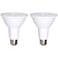 75W Equivalent Bioluz Frosted 12W LED Dimmable PAR30 2-Pack