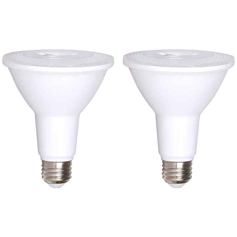 Image 1 75W Equivalent Bioluz Frosted 12W LED Dimmable PAR30 2-Pack