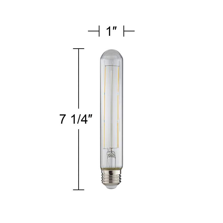 Image 3 75W Equivalent Clear 10W LED Dimmable Standard T30 2-Pack more views