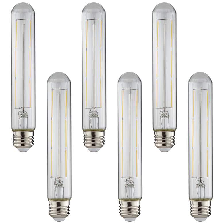 Image 1 75W Equivalent Clear 10W LED Dimmable Standard T30 6-Pack