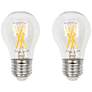 75W Equivalent Clear 8W LED Dimmable Standard A15 2-Pack