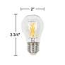 75W Equivalent Clear 8W LED Dimmable Standard A15 4-Pack