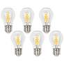 75W Equivalent Clear 8W LED Dimmable Standard A15 6-Pack