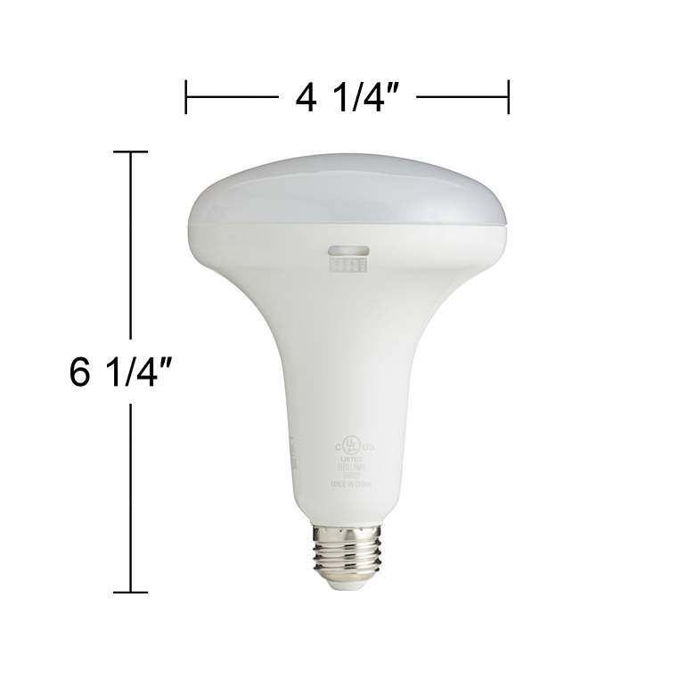 Image 4 75W Equivalent Frosted 13W LED Dimmable Standard BR40 more views