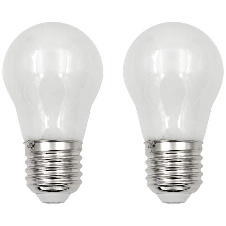 Image 1 75W Equivalent Frosted 8W LED Dimmable Standard A15 2-Pack