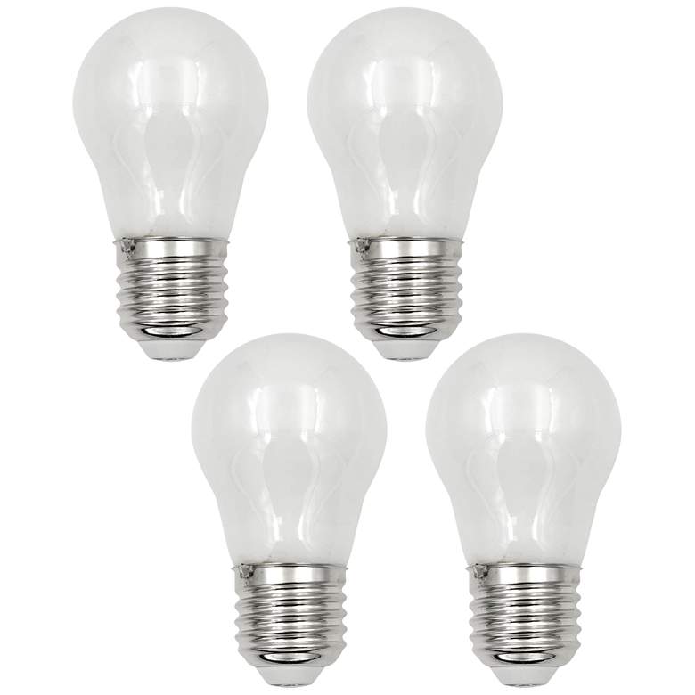 Image 1 75W Equivalent Frosted 8W LED Dimmable Standard A15 4-Pack