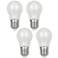 75W Equivalent Frosted 8W LED Dimmable Standard A15 4-Pack