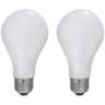 75W Equivalent Frosted 9W LED Dimmable Filament A21 2-Pack
