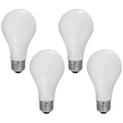 75W Equivalent Frosted 9W LED Dimmable Filament A21 4-Pack