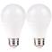 75W Equivalent Frosted 9W LED Non-Dimmable Standard 2-Pack