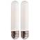 75W Equivalent Milky 10W LED Dimmable Standard T10 2-Pack