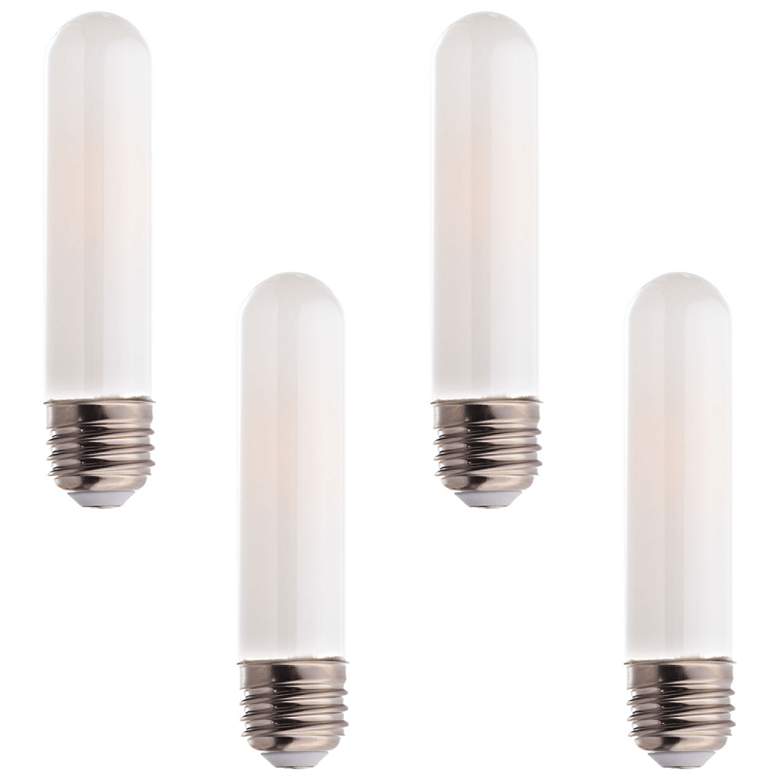 Image 1 75W Equivalent Milky 10W LED Dimmable Standard T30 4-Pack