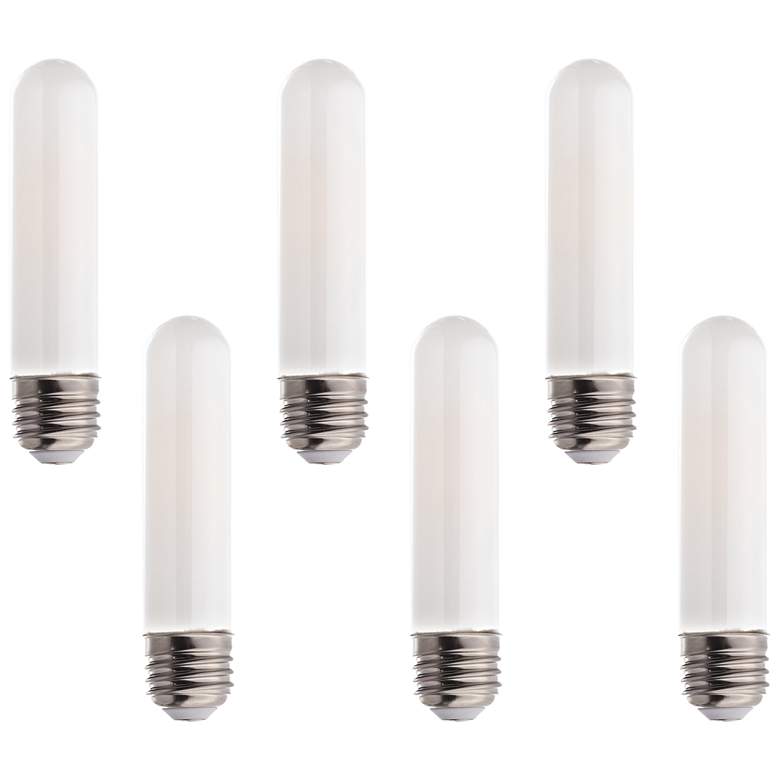 Image 1 75W Equivalent Milky 10W LED Dimmable Standard T30 6-Pack