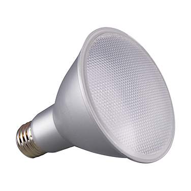 75W Equivalent Satco Clear 12.5W LED Dimmable E26 PAR30LN