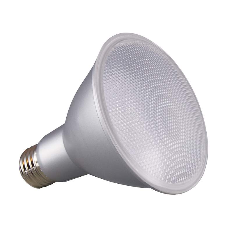 Image 1 75W Equivalent Satco Clear 12.5W LED Dimmable E26 PAR30LN