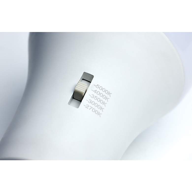 Image 3 75W Equivalent Satco White 12W LED Dimmable Standard Bulb more views