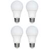 75W Equivalent Tesler 11W LED Dimmable Standard 4-Pack A19