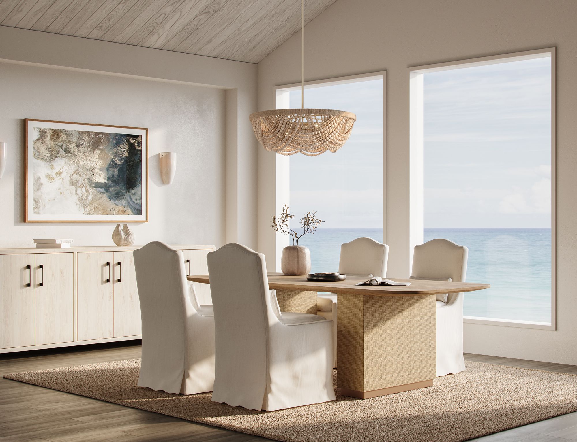 Watch A Video About the Possini Euro Darcy Brass and Natural Wood 6 Light Chandelier