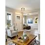 1_Cape Harbor 12" Wide Brushed Nickel 2-Light Ceiling Light in scene