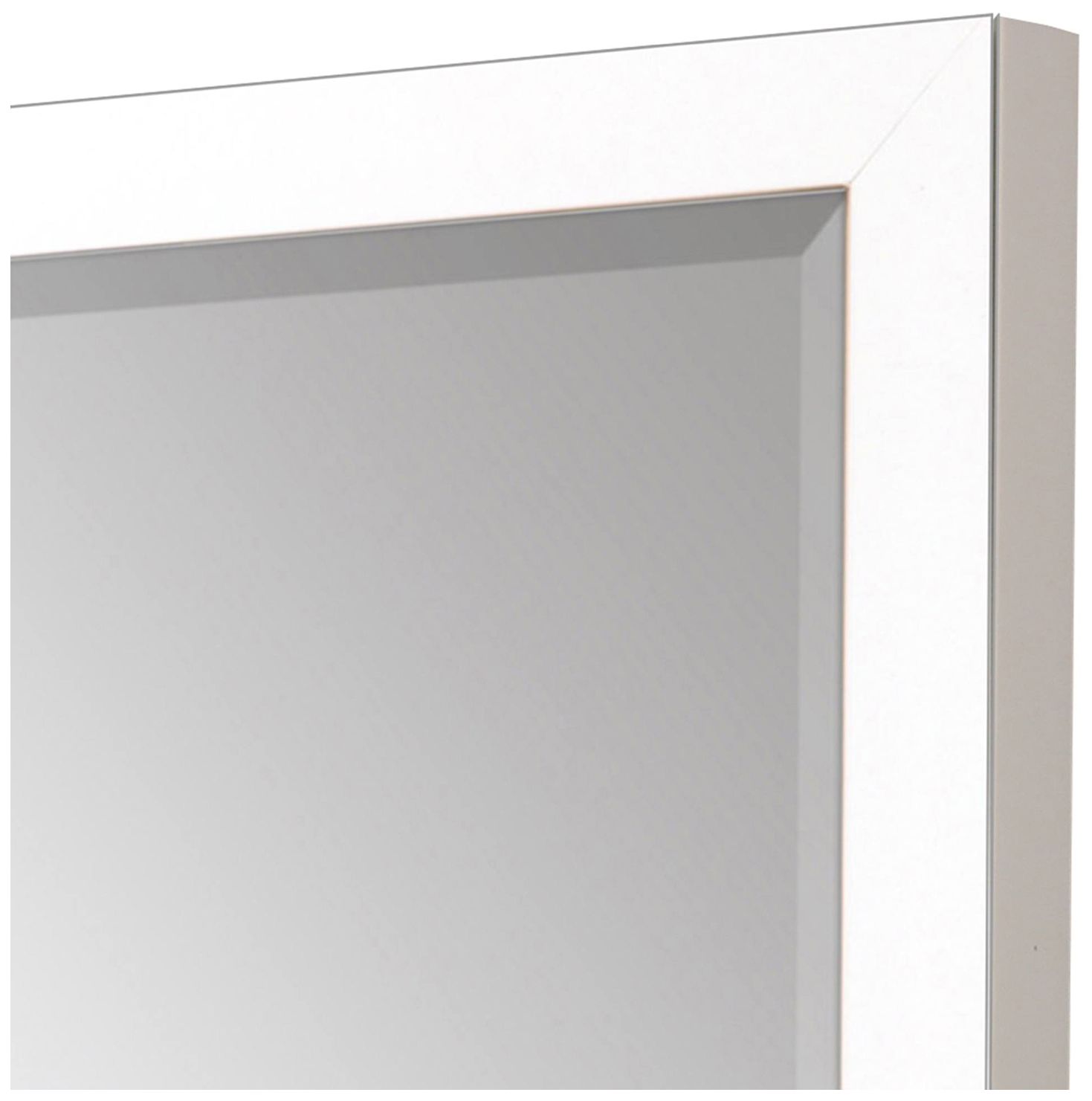 Image 4 #772 White Wall Mirror - 27" x 39" more views